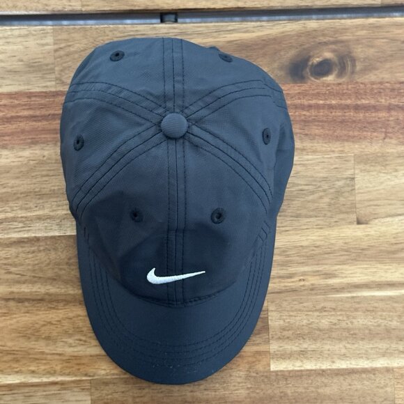 Nike Infant Toddler Hat Baseball Cap Adjustable Strap Back Black Sports Dri-fit - Picture 4 of 12